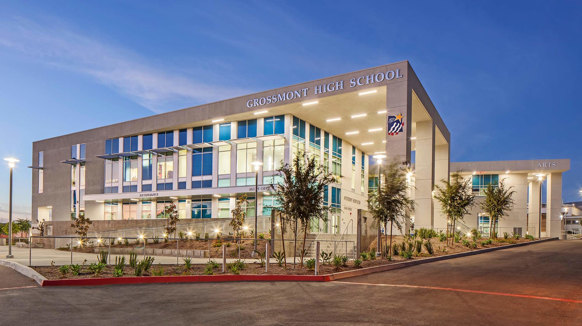 Grossmont High School Student Services and Arts Classroom Buildings