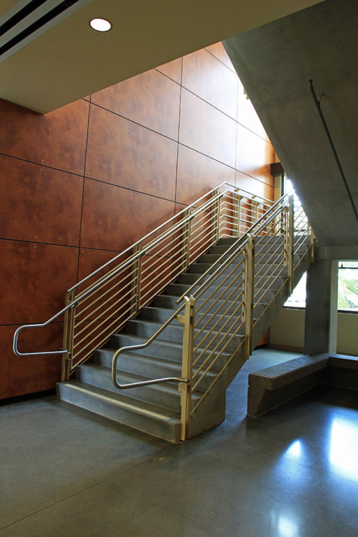 Miramar Community College, Math & Science Building, Interior view of stairs