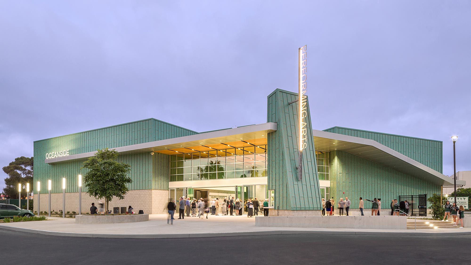 Oceanside High School Performing Arts Center Exterior