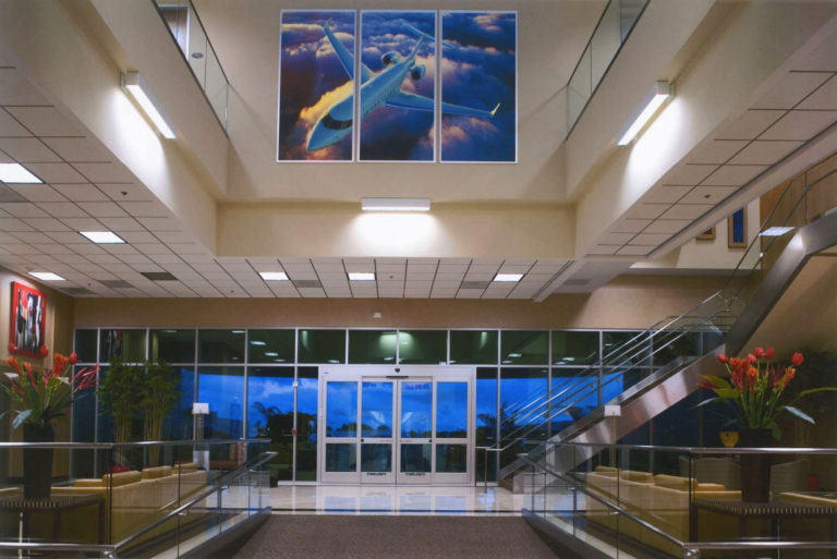 Premier Jet Airplane Hangar, Office Building & FBO, Carlsbad, California, Interior