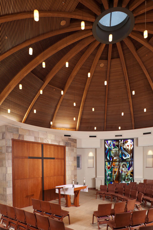 St. Therese of Carmel Social Hall & Day Chapel ,San Diego, California, Interior