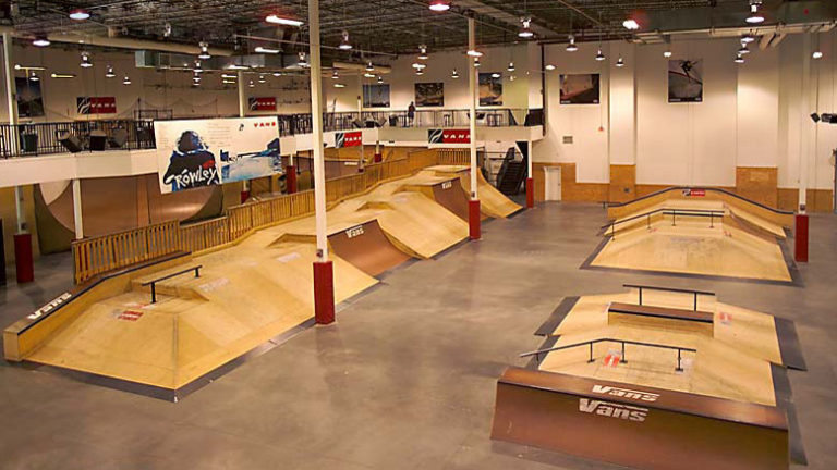 Indoor Skate Vans First Public Skate Park Vans Skatepark Parks
